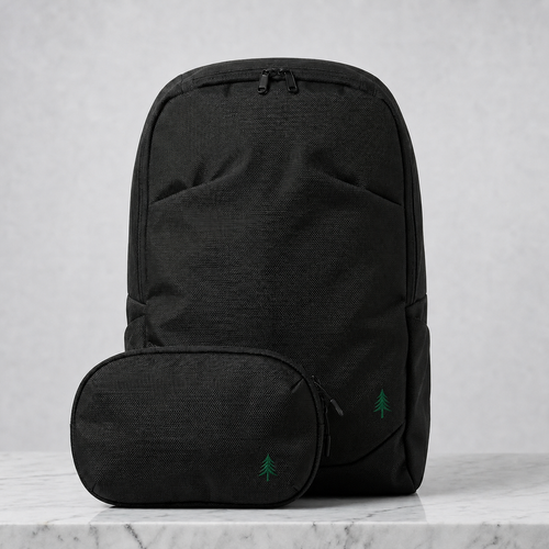 Hochfunktionales und nachhaltiges Bundle aus City Backpack und Organizer Pouch für die entspannte Städtereise und den komfortablen Berufsalltag