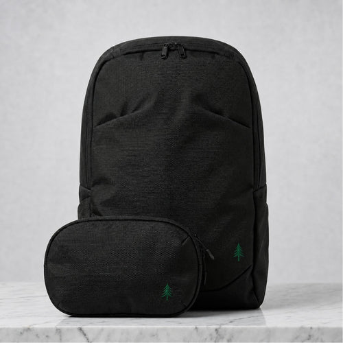 Hochfunktionales und nachhaltiges Bundle aus City Backpack und Organizer Pouch für die entspannte Städtereise und den komfortablen Berufsalltag